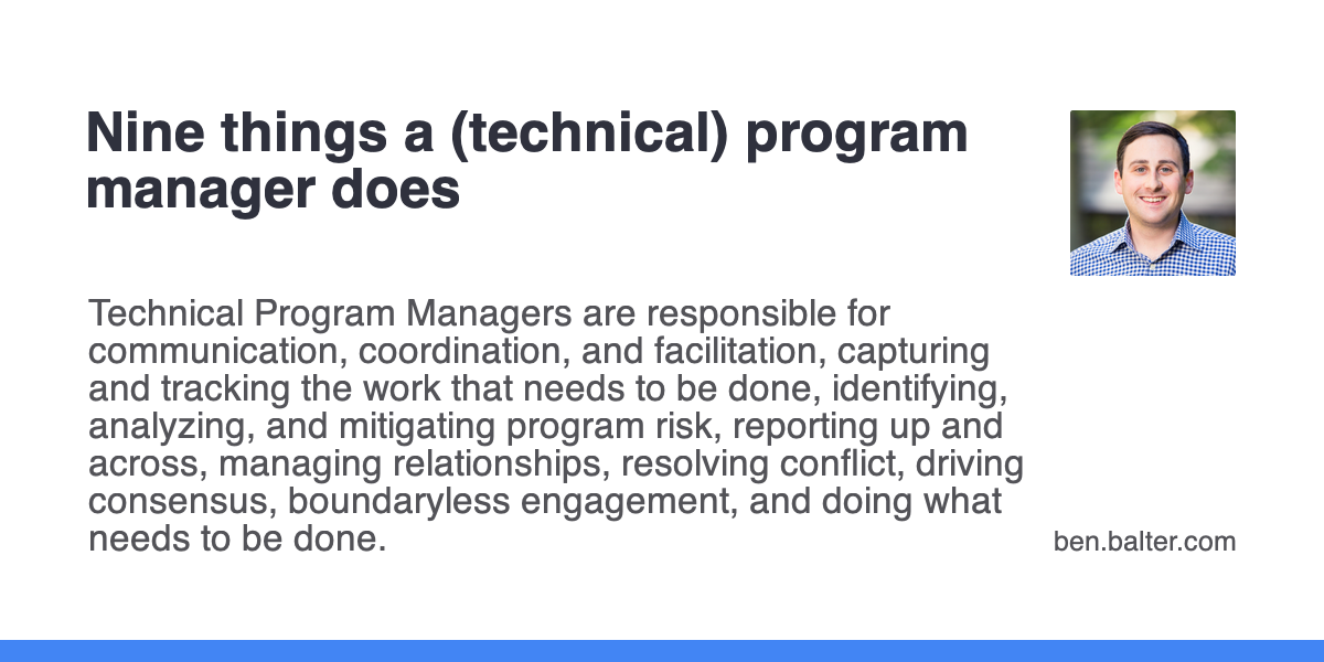 Technical Program Manager thumbnail